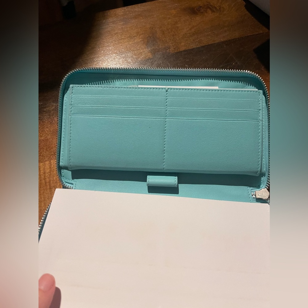 Tiffany & Co. Blue Wallet - Picture 10 of 17